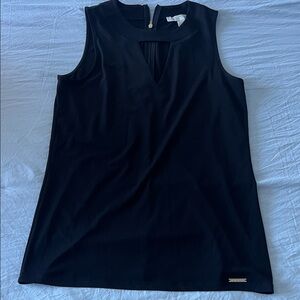 Michael Kors Black Sleeveless Blouse